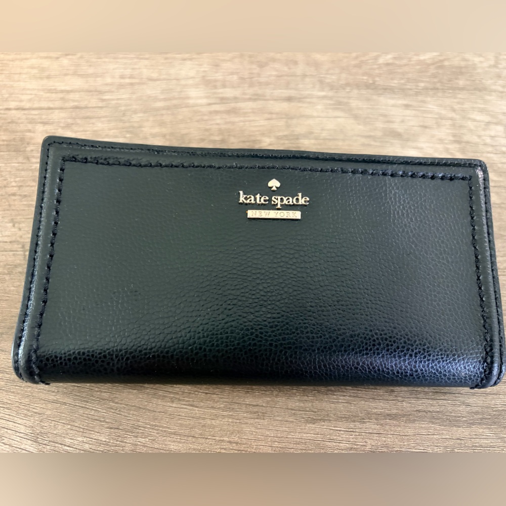 Kate Spade Black Braylon Patterson Drive Wallet